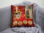 Customized Canvas Pillow / Cushion – 15x15 Inches