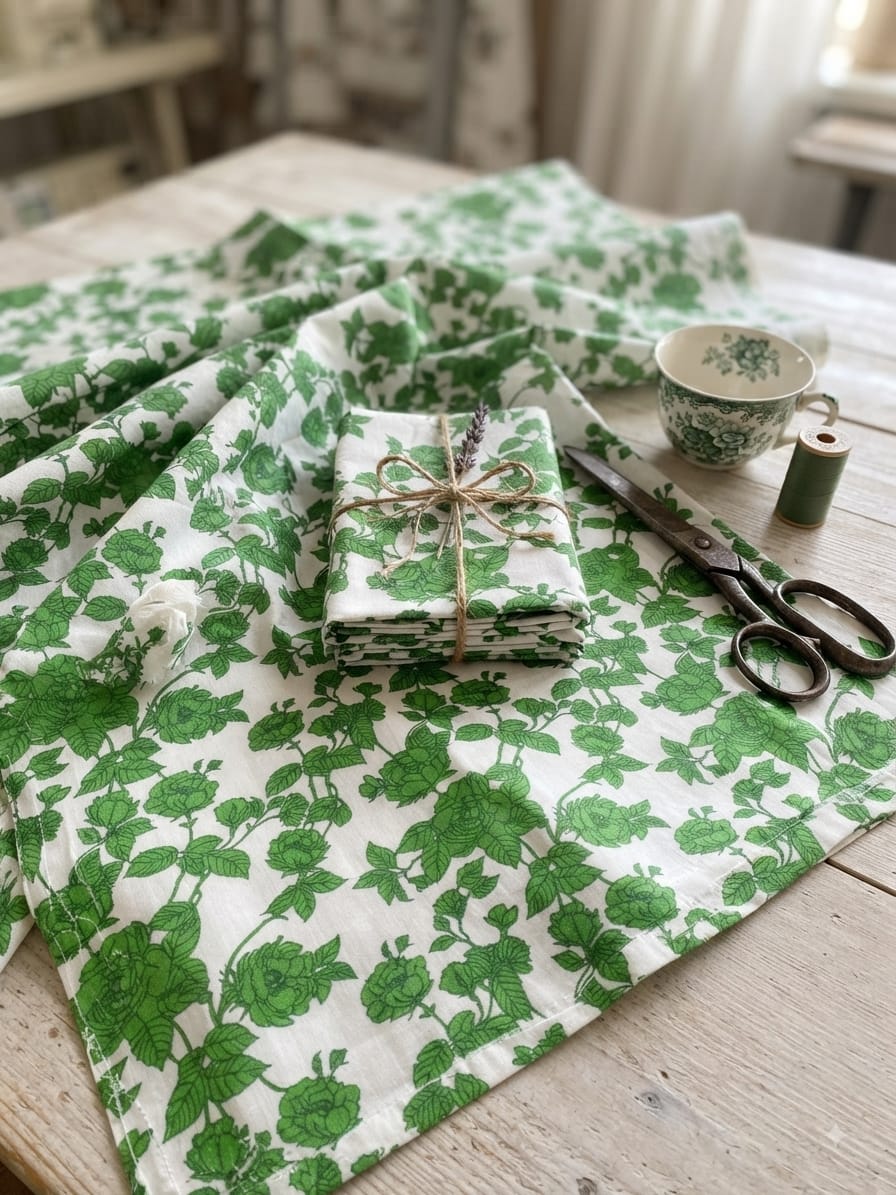 12 Rabi-ul-Awwal Special | Emerald Botanical Polo Cotton 2-Piece Unstitched Suit