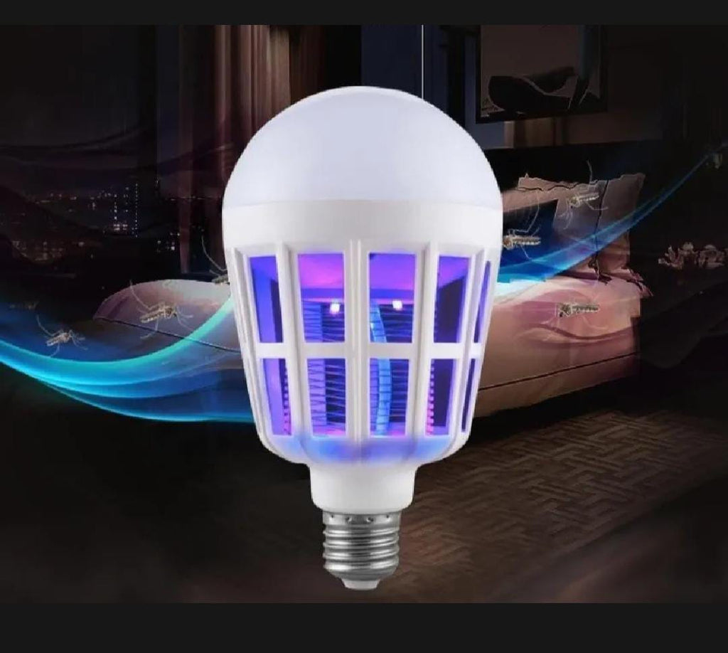 Electric Mosquito Zapper & Fly Trap Electronic Light Bulb Lamp