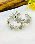 Fancy Delicate Design Micro Zircon Balliyan in Golden & Silver