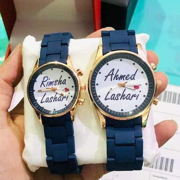 Customized Couple Watch Set with Luxury Gift Box
