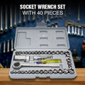 40PCS Aiwa Socket Wrench Set – Complete Repair Tool Kit
