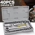40PCS Aiwa Socket Wrench Set – Complete Repair Tool Kit