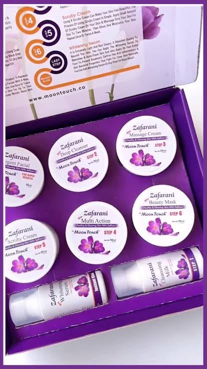Moon Touch Zafrani Facial Kit – Glow & Brightening Skincare Set