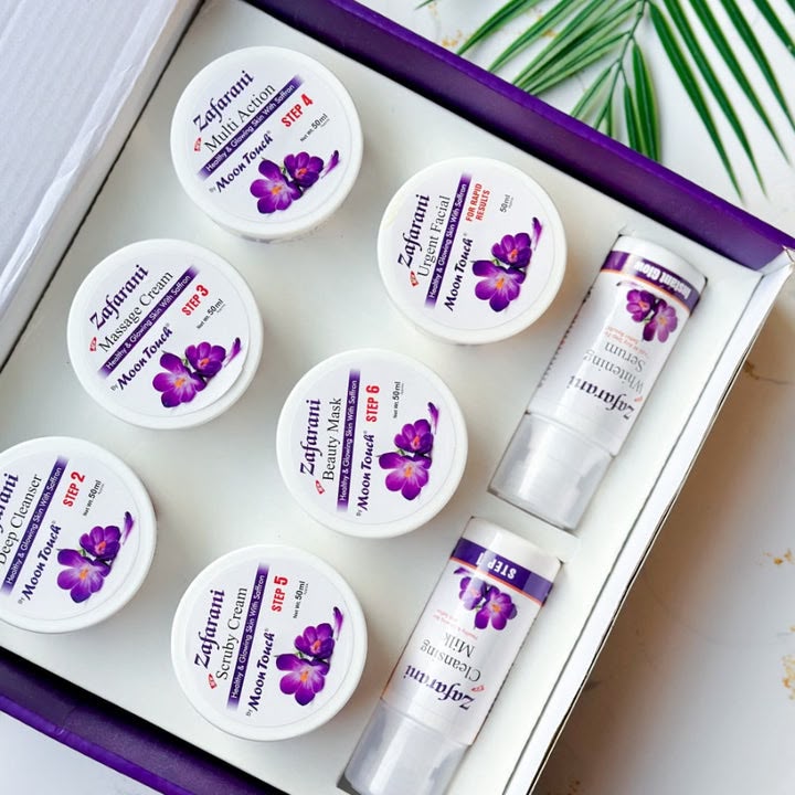 Moon Touch Zafrani Facial Kit – Glow & Brightening Skincare Set