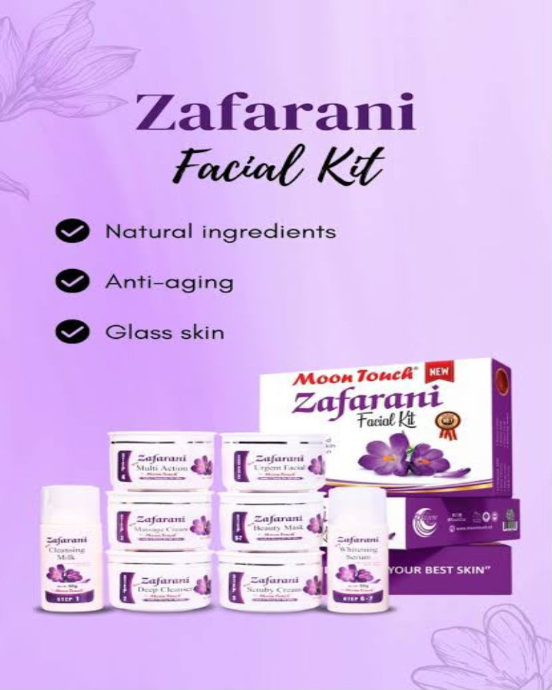 Moon Touch Zafrani Facial Kit – Glow & Brightening Skincare Set
