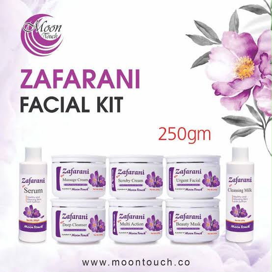 Moon Touch Zafrani Facial Kit – Glow & Brightening Skincare Set