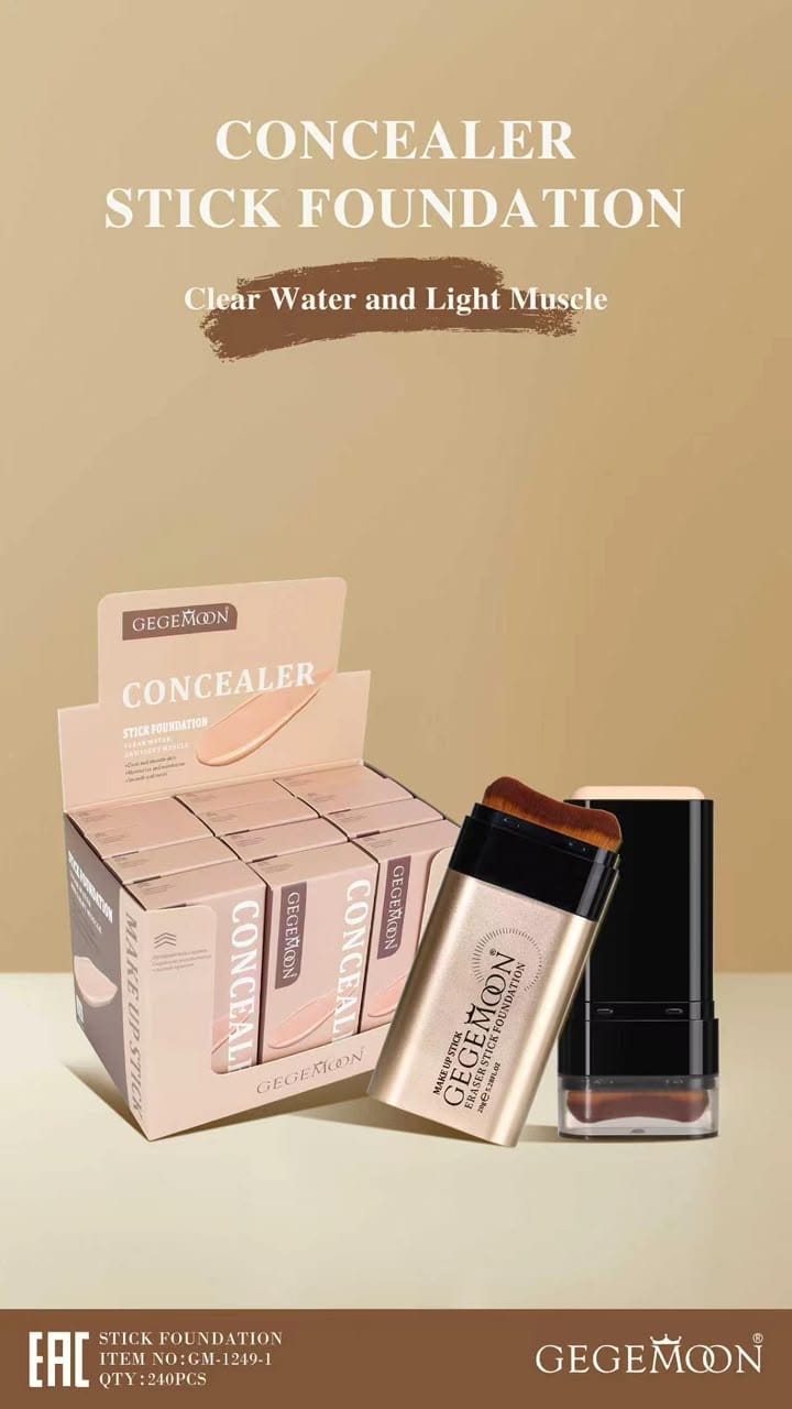 Gegemoon Foundation Stick – Full Coverage & Smooth Matte Finish