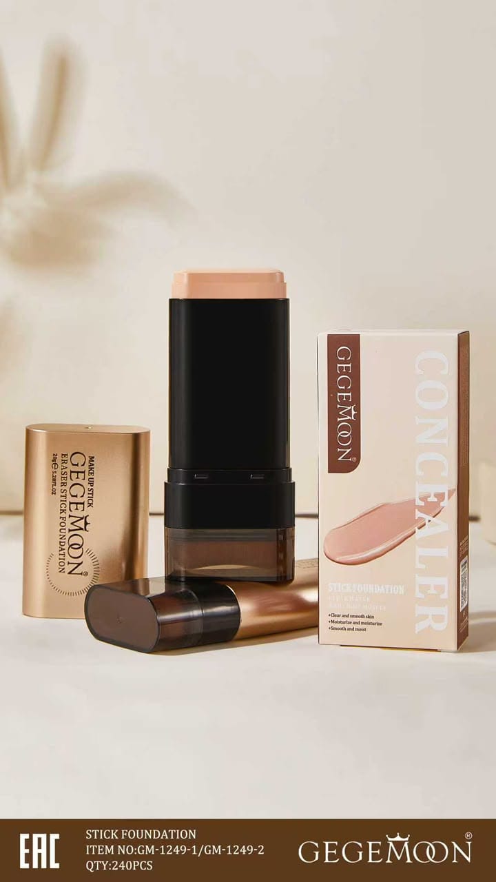 Gegemoon Foundation Stick – Full Coverage & Smooth Matte Finish