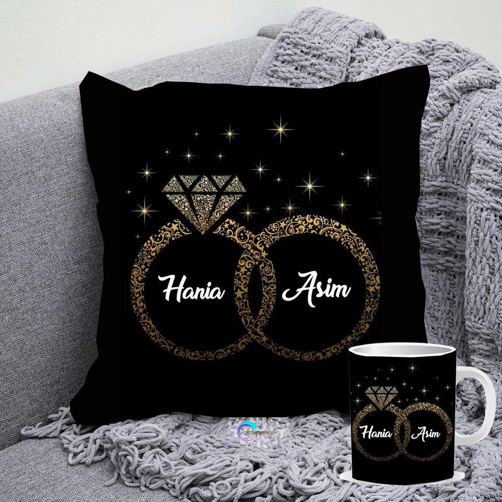 Custom Personalized Pillow & Mug Gift Deal