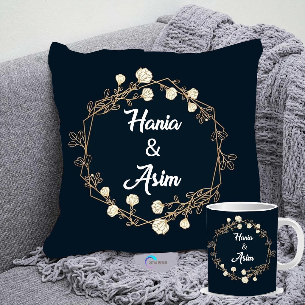 Custom Personalized Pillow & Mug Gift Deal