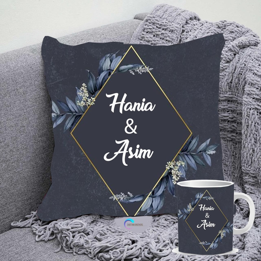 Custom Personalized Pillow & Mug Gift Deal