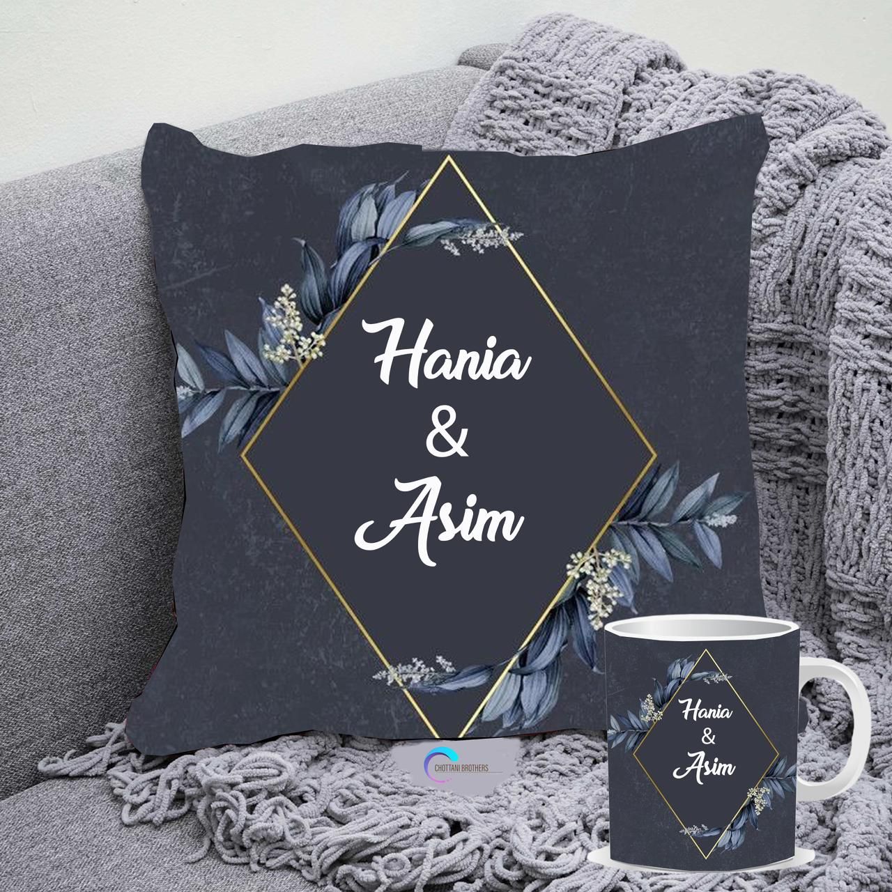 Custom Personalized Pillow & Mug Gift Deal