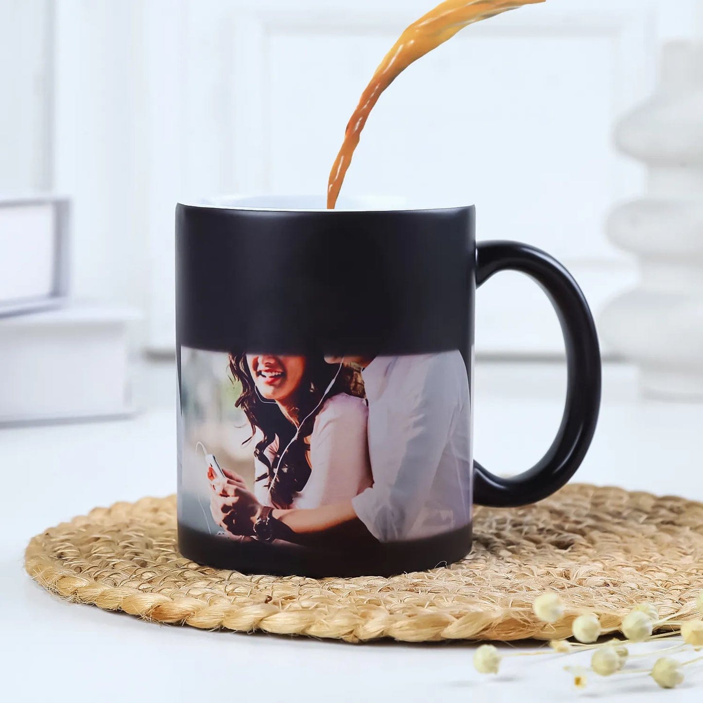 Customized Magic Heat-Sensitive Changing Coffee Mug