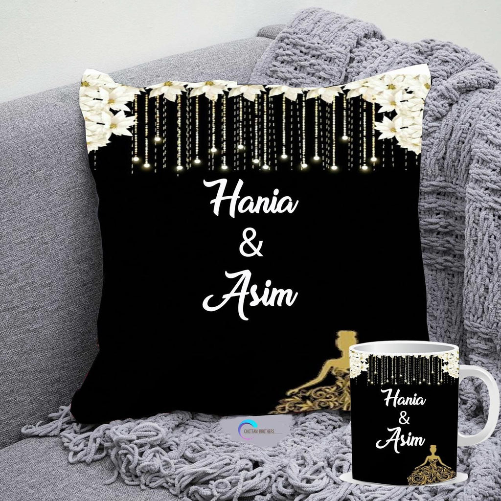 Custom Personalized Pillow & Mug Gift Deal