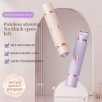 2-in-1 Dual Head Women's Electric Shaver & Wet/Dry Bikini Trimmer