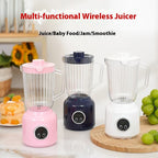Rechargeable Portable Juicer Blender with Digital Display (Random Colors)