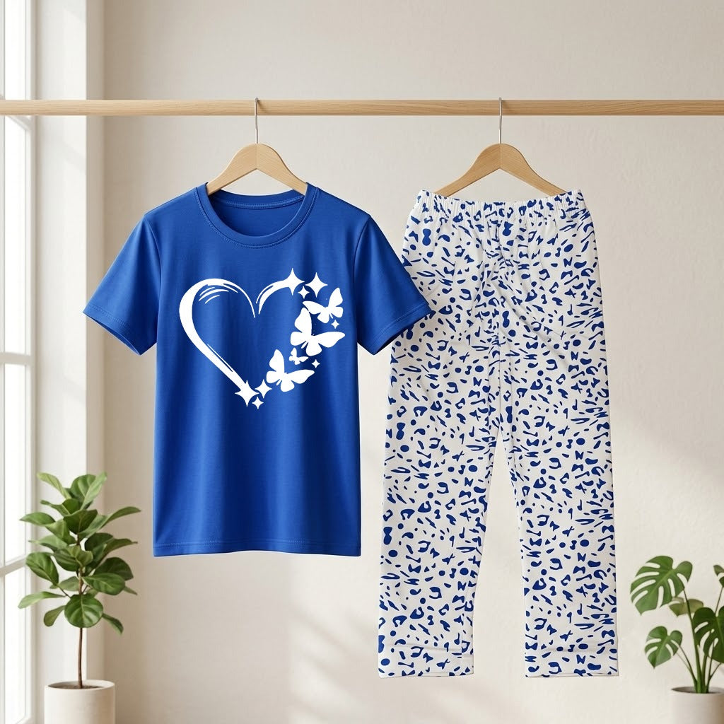 Women's Comfortable Cotton Jersey Night Suit – Sleepwear & Loungewear