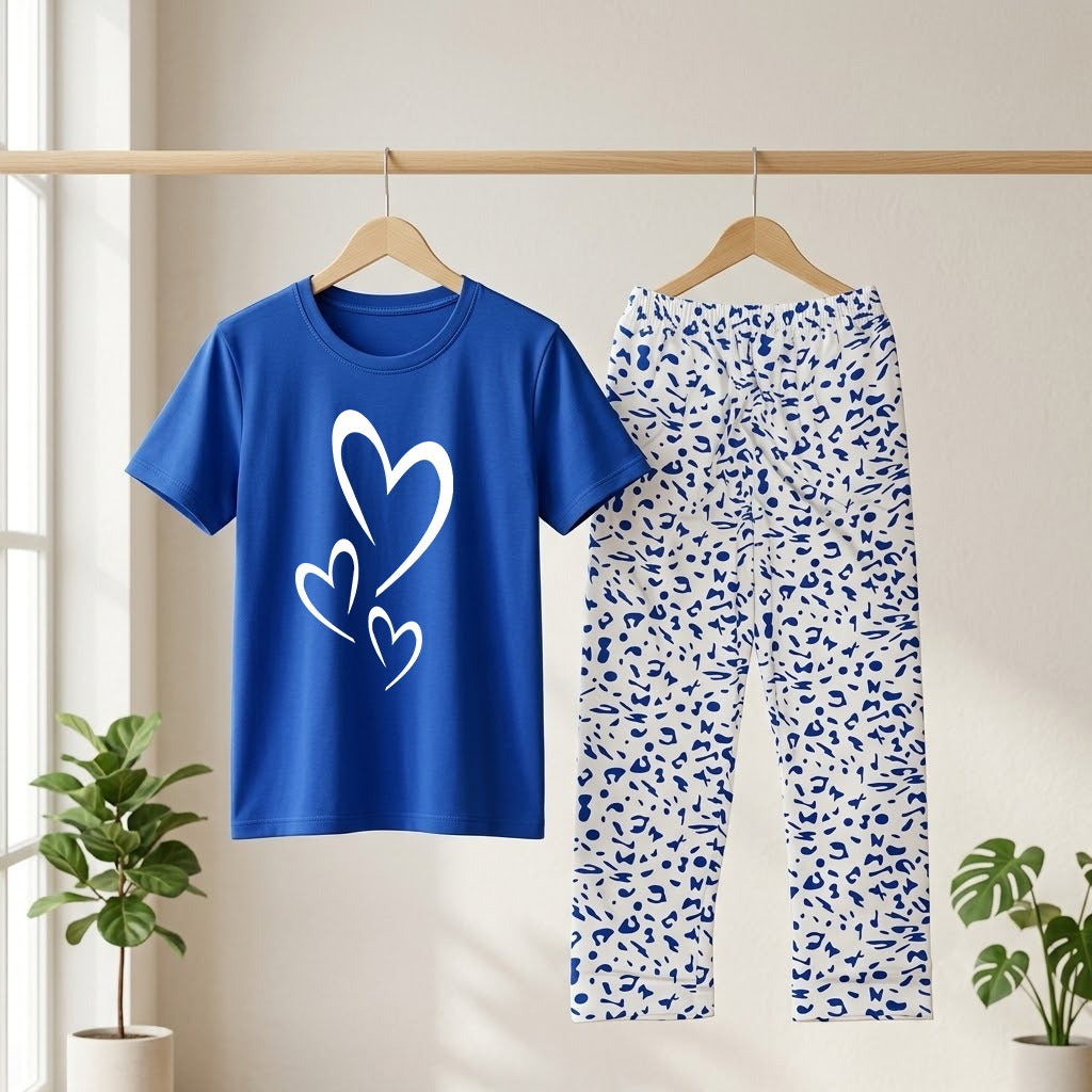 Women's Comfortable Cotton Jersey Night Suit – Sleepwear & Loungewear