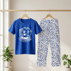 Women's Comfortable Cotton Jersey Night Suit – Sleepwear & Loungewear
