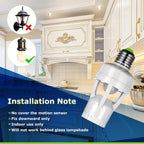 Smart Motion Sensor Light Socket (E27 Holder)