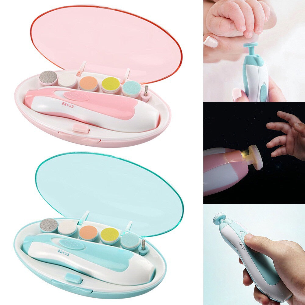Baby Electric Nail Trimmer Set (Mix Random Color)