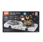 Raf Double Electric Stove 2000W – Fast Heating Hot Plate