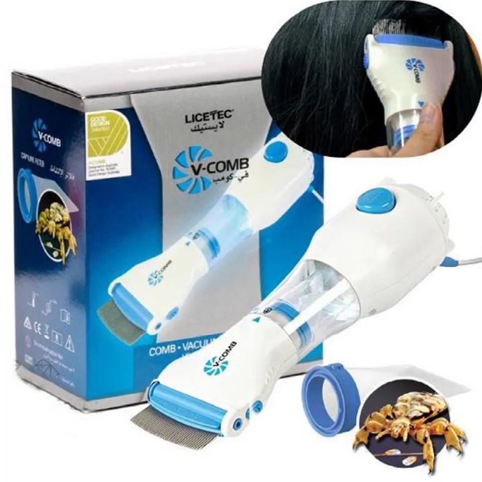 V-Comb Electronic Head Lice Removal Machine & Anti-Lice Comb