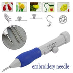 DIY Magic Craft Pen & Interchangeable Embroidery Needle Set | Punch Needle & Sewing Accessories