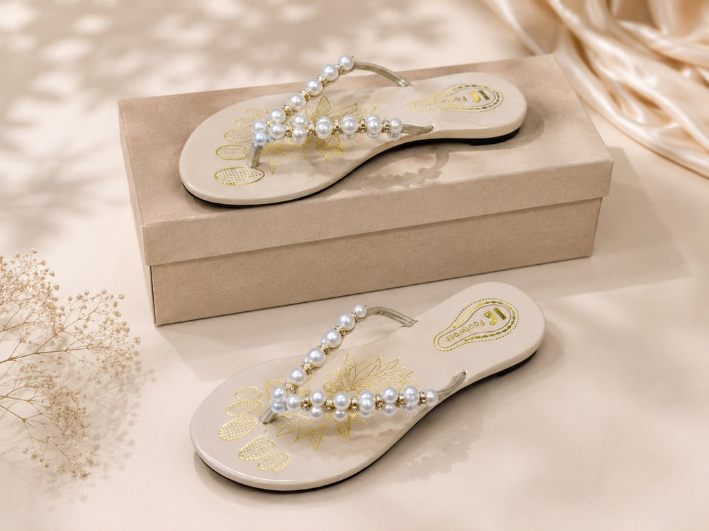 Premium Glitter Cross Strap Slides with Elegant Heart Charm