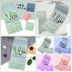 Professional 16-Piece Manicure & Pedicure Grooming Kit – Stainless Steel Nail Clipper Set