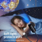 USB 3D Projection Lamp – Starry Sky & Mood Light with 3 Discs