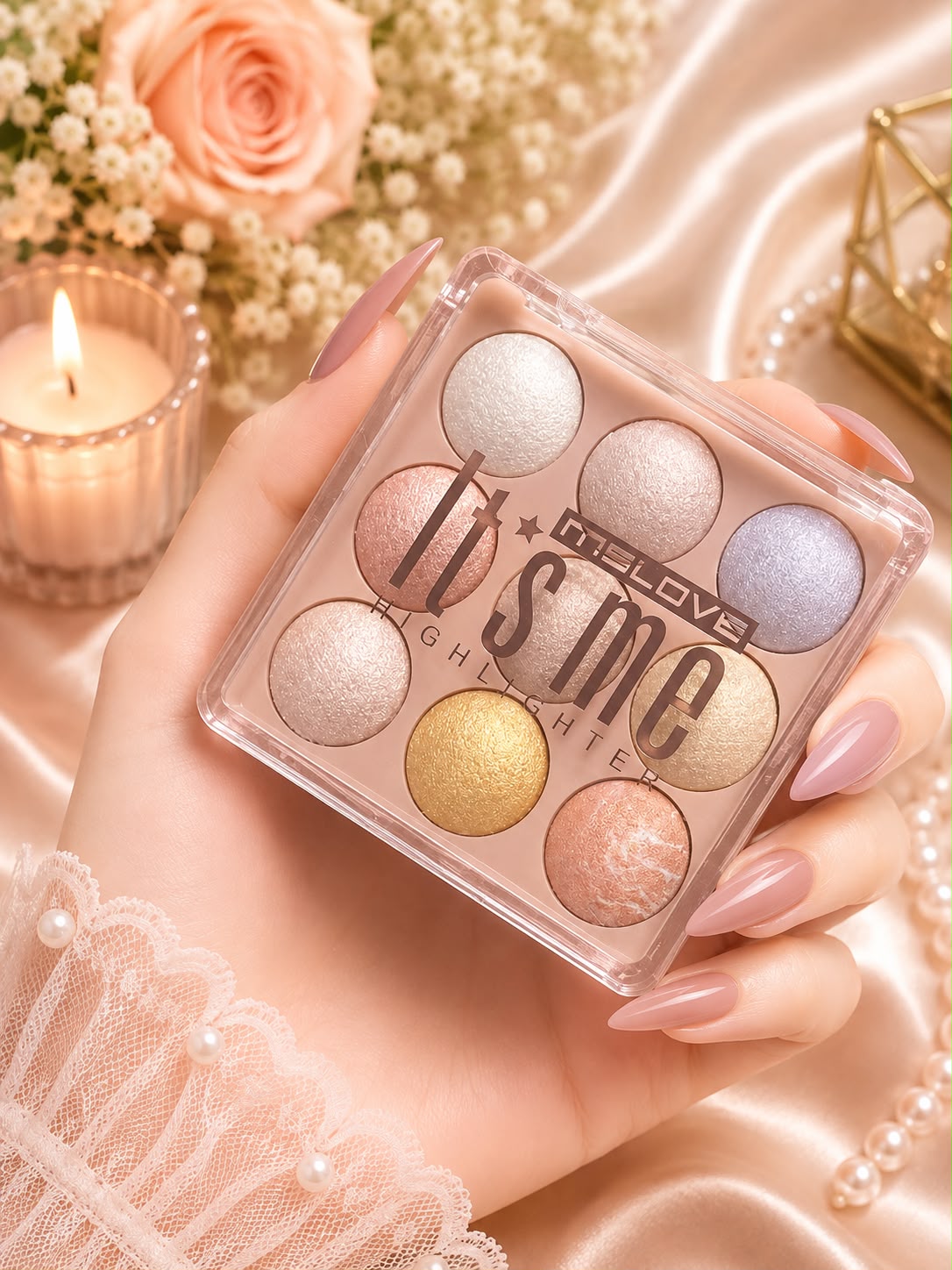 MsLove It's Me Glow Highlighter – Radiant Makeup Powder