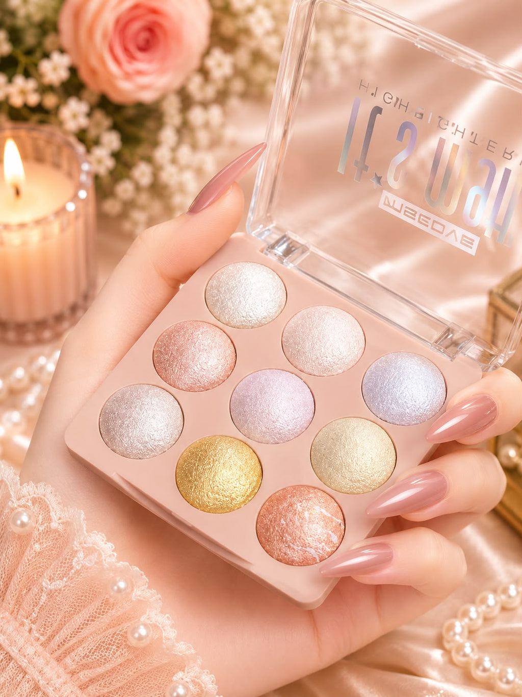 MsLove It's Me Glow Highlighter – Radiant Makeup Powder