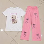 Kids Persian Tom Print T-Shirt & Trouser Set