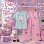 Kids Persian Tom Print T-Shirt & Trouser Set