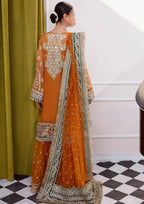 Luxury Heavy Embroidered Chiffon Shirt Net Gararah & Dupatta Suit