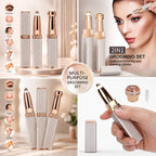 Premium Square 2-in-1 Eyebrow & Facial Hair Remover – Painless with Box