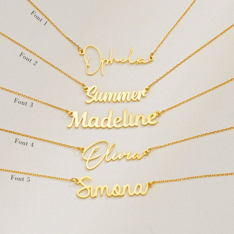 Customized Name Necklace for Her – Premium Personalized Gift
