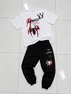 Anime Kids Track Suit – 3D Digital DTF Print T-Shirt & Trouser Set