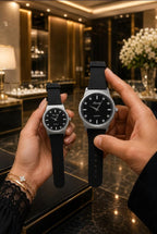 Matching Couple Watches – Pin-Lock Silicone Strap