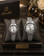 Matching Couple Watches – Pin-Lock Silicone Strap