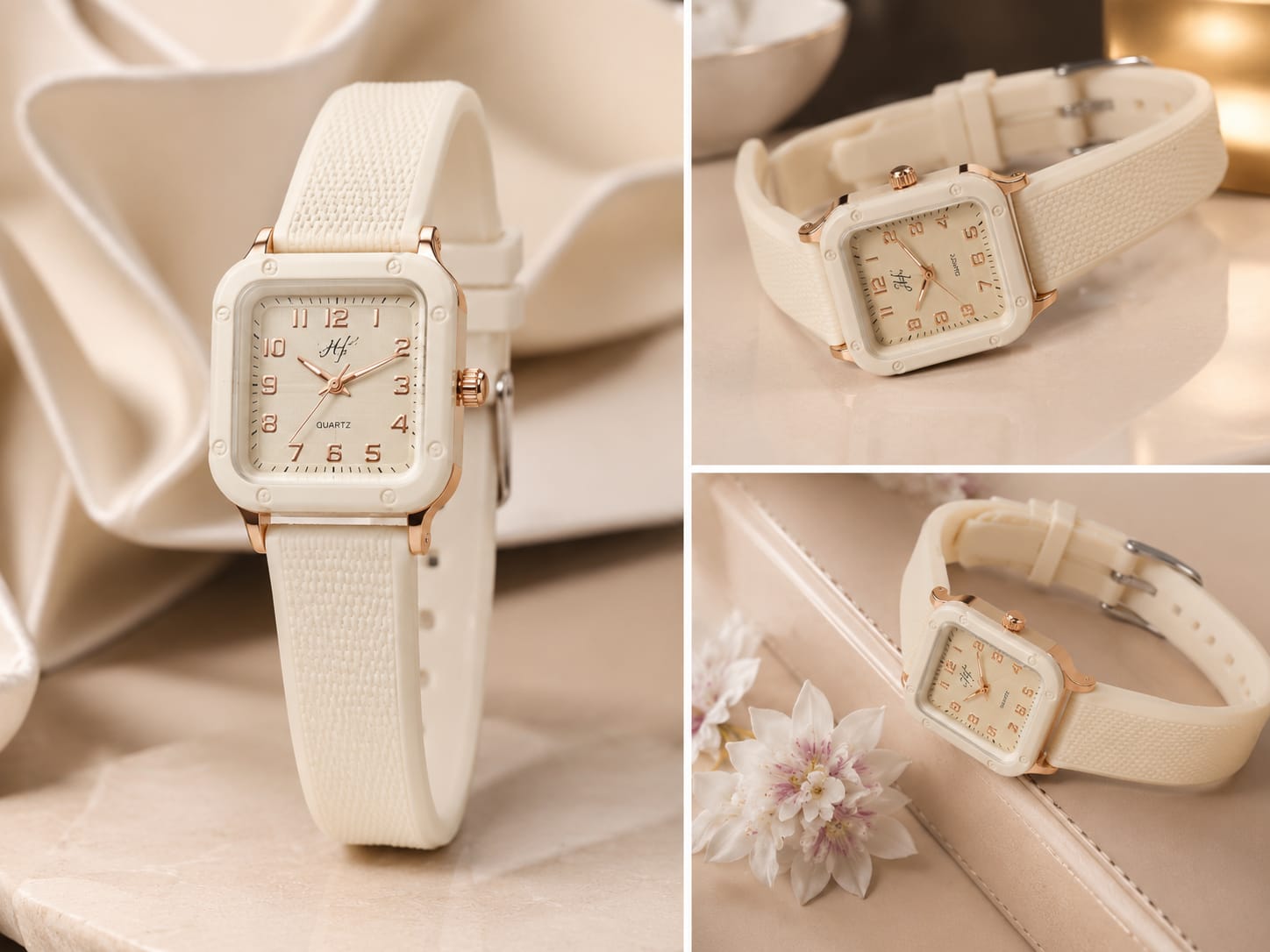 New Style Premium Rubber Strap Watch – Minimalist Design | Colors Available! ⌚🔥