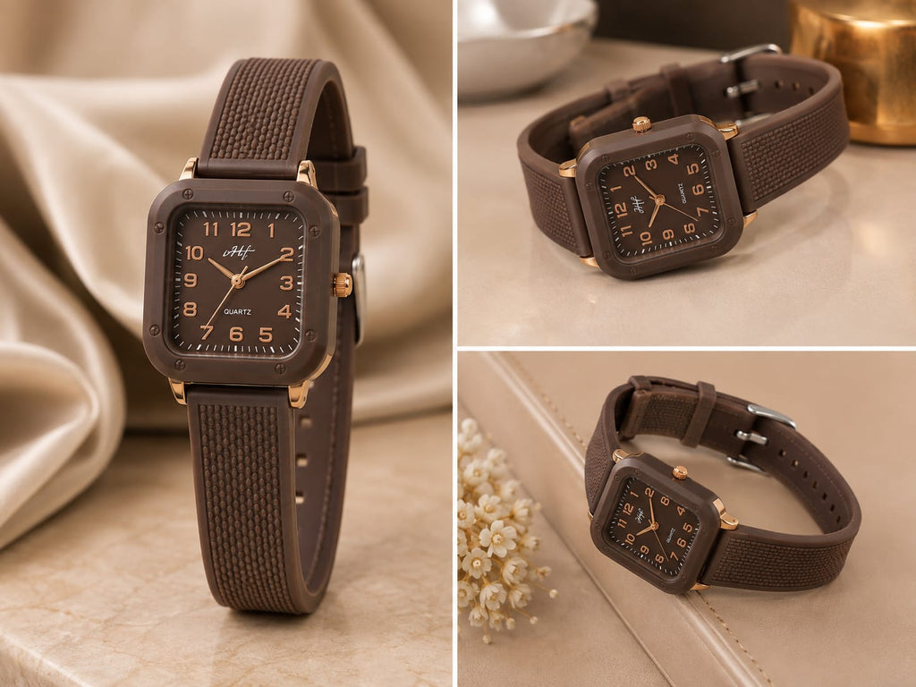 New Style Premium Rubber Strap Watch – Minimalist Design | Colors Available! ⌚🔥