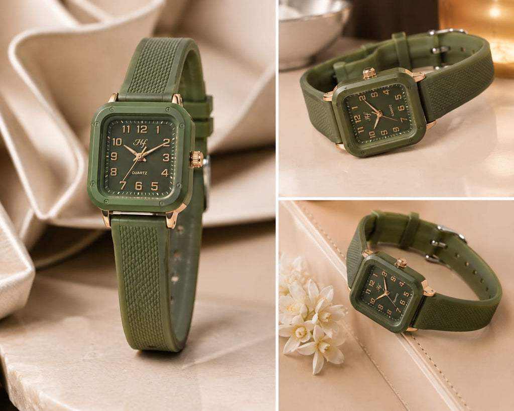 New Style Premium Rubber Strap Watch – Minimalist Design | Colors Available! ⌚🔥