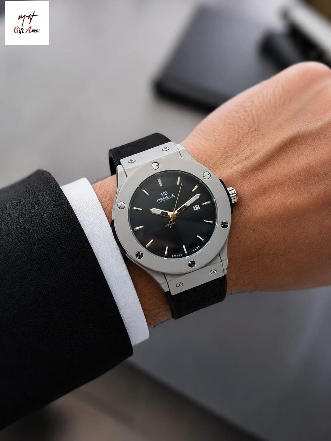 Luxury New Model Watch – Working Date & Master Lock Strap