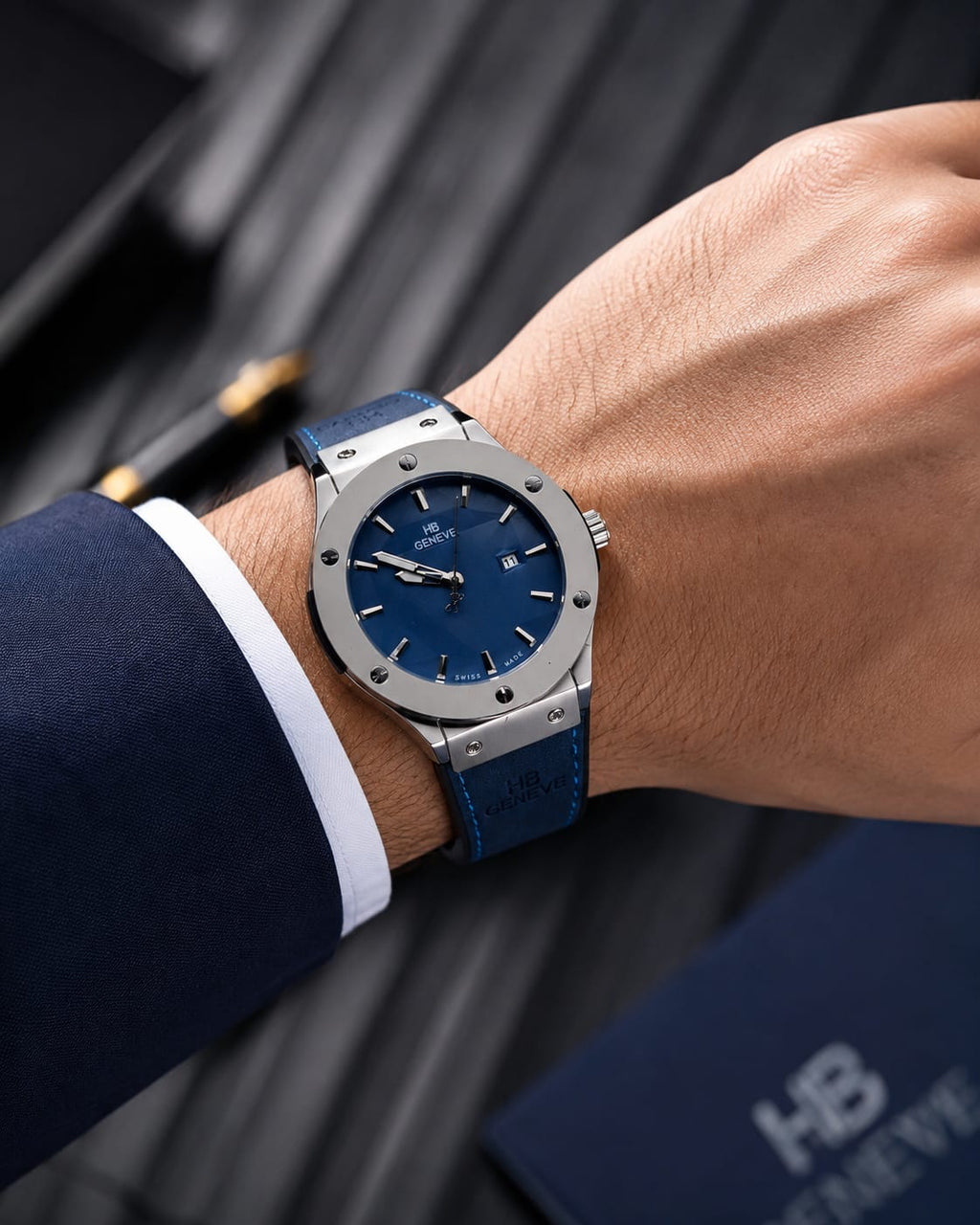 Luxury New Model Watch – Working Date & Master Lock Strap