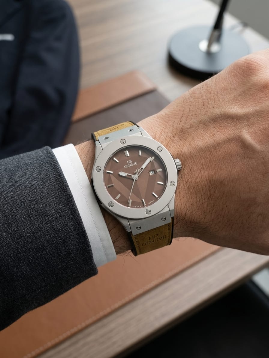 Luxury New Model Watch – Working Date & Master Lock Strap