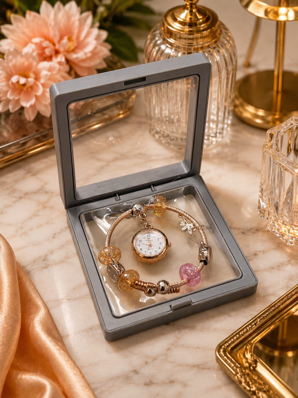 Ladies Fancy Bracelet – Adjustable | Premium Finish | Random Colors