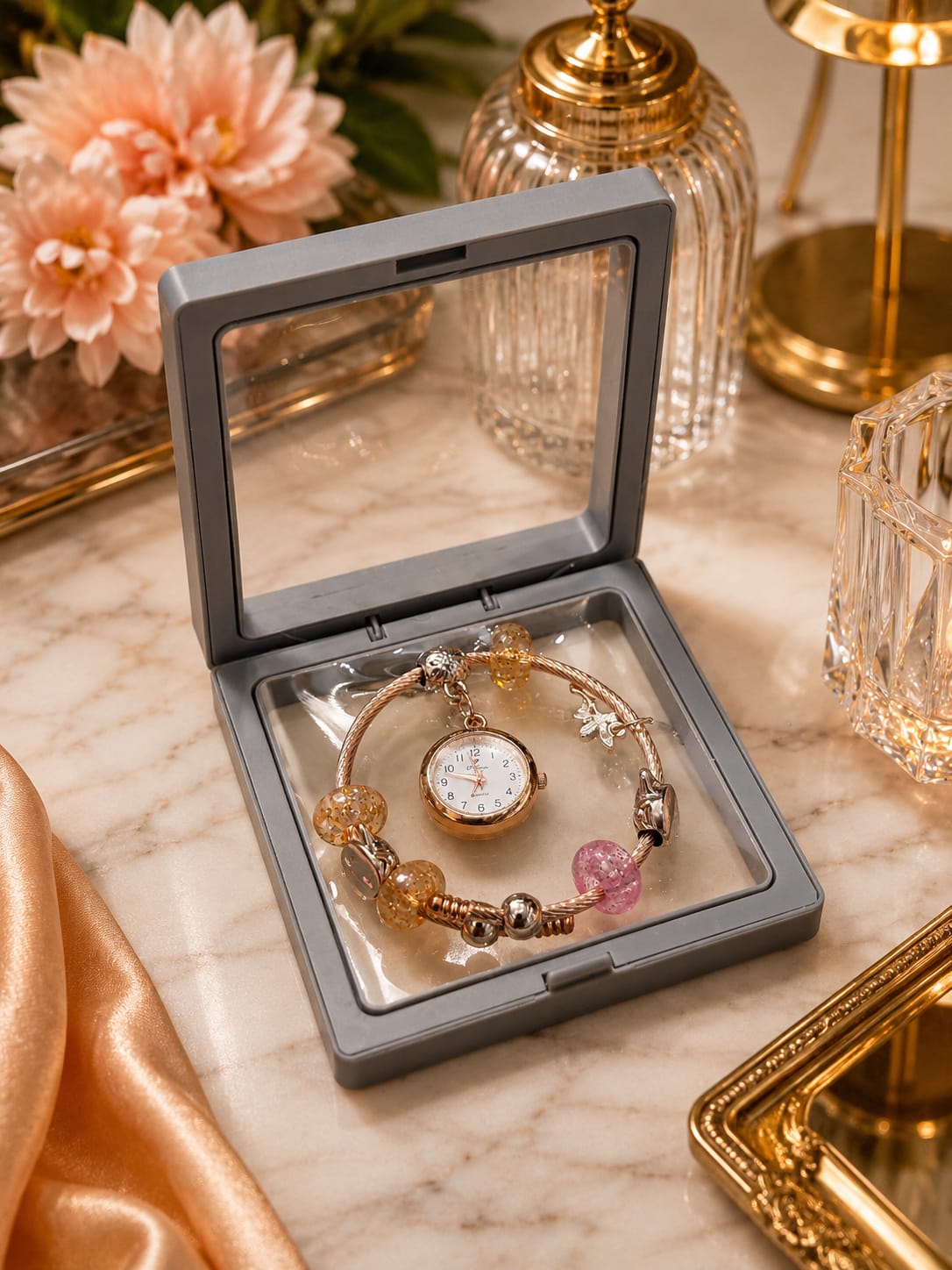 Ladies Fancy Bracelet – Adjustable | Premium Finish | Random Colors